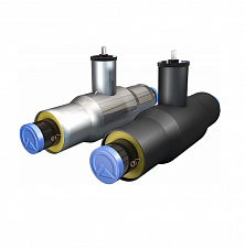 Кран шаровой с воздушником Ст 50-25-1-ППУ-ОЦ H=1