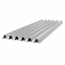 Профнастил Н 114 НК (настил, кровля) 0.8мм Оцинкован Россия 120-160г/м2 . Zn (цинк)