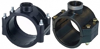 Седелка компрессионная с резьбовым выходом, OD 25x1/2"