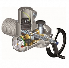 Эл.привод ГЗ-ОФ- 80/21К 220В четвертьоборотный