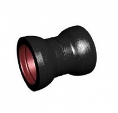 Раструб двойной чугунный ДР (ВШЧГ с ЦПП) Ду 100