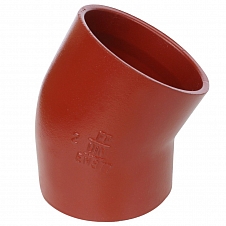Отвод чугунный SML 45гр. 100