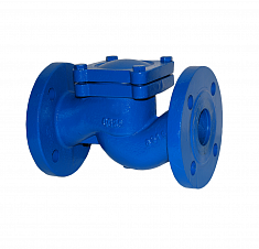 Клапан обратный чугунный межфланцевый CB3448 Tecofi 2-х створчатый , вода, Ру 16, Т 110 оС