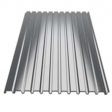 Профнастил C 8 С (стены) 0.35мм Оцинкован Россия 80-140г/м2 . Zn (цинк)