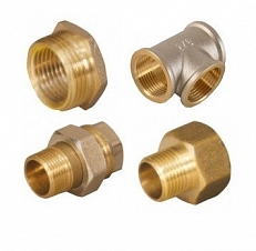 Угольник никель ВР/НР Ду 20 усиленные "Remsan"