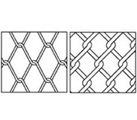 Сетка плетеная Рабица оцинкованная, размер 1,5х10,0м м2